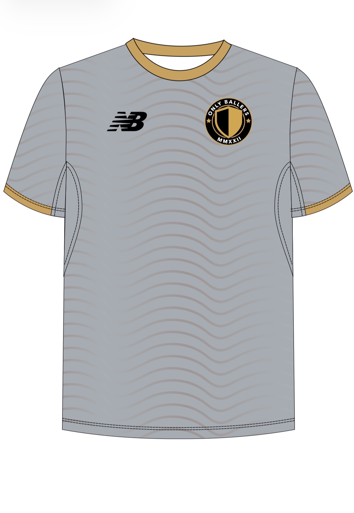 Grey Training Jersey - Only Ballers x New Balance